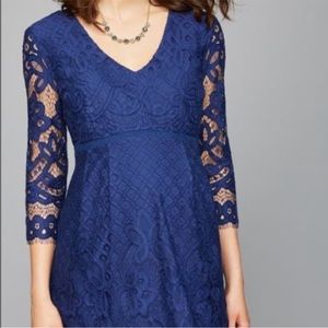 A Pea in the Pod lace maternity dress size xs